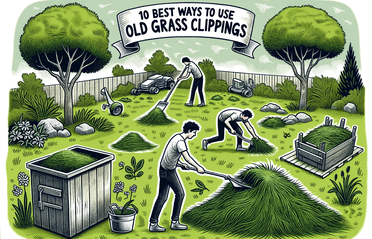 10 Best Ways to Use Old Grass Clippings 2 10 Best Ways To Use Old Grass Clippings
